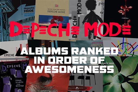 depeche mode albums in order